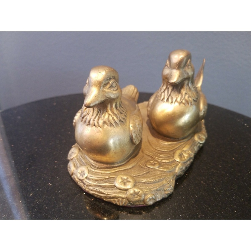 Sculpture bronze Collectibles Retro Crafts Decoration handcraft -mandarin duck - Picture 2 of 7